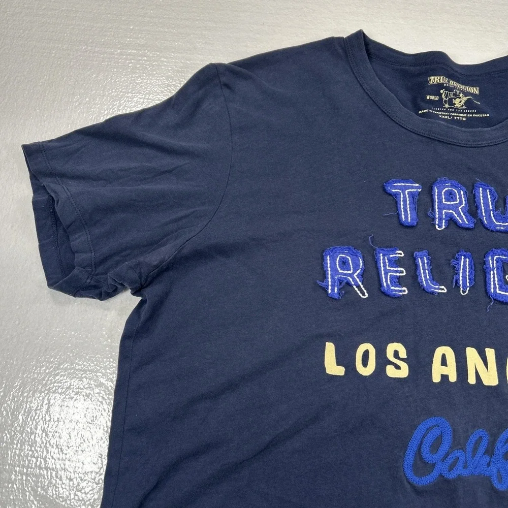 Vintage True Religion Graphic Shirt Men's 3XL Los Angeles California 56 3D Print